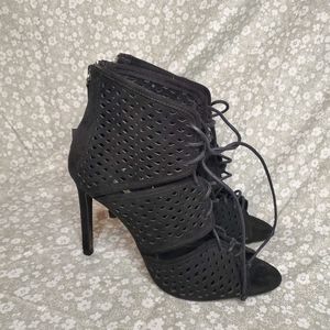 Zara Basic Abierto Tac Open Toe Shooties New